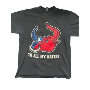 Texans T Shirt To All My Haterz You Can Kiss My Texan Ass LG